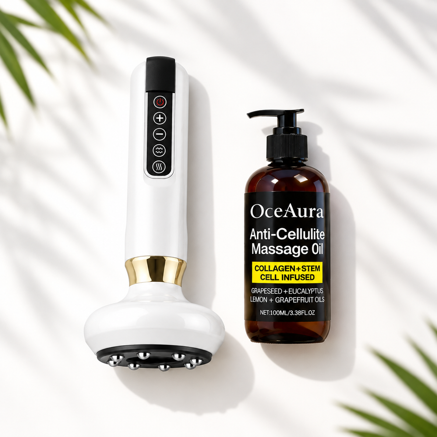 Cellulite Kit — Cupping Massager + Slip Oil
